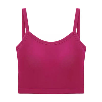 Short sling top with chest pads sexy back for women. Summer hot girl design. Slim fit.