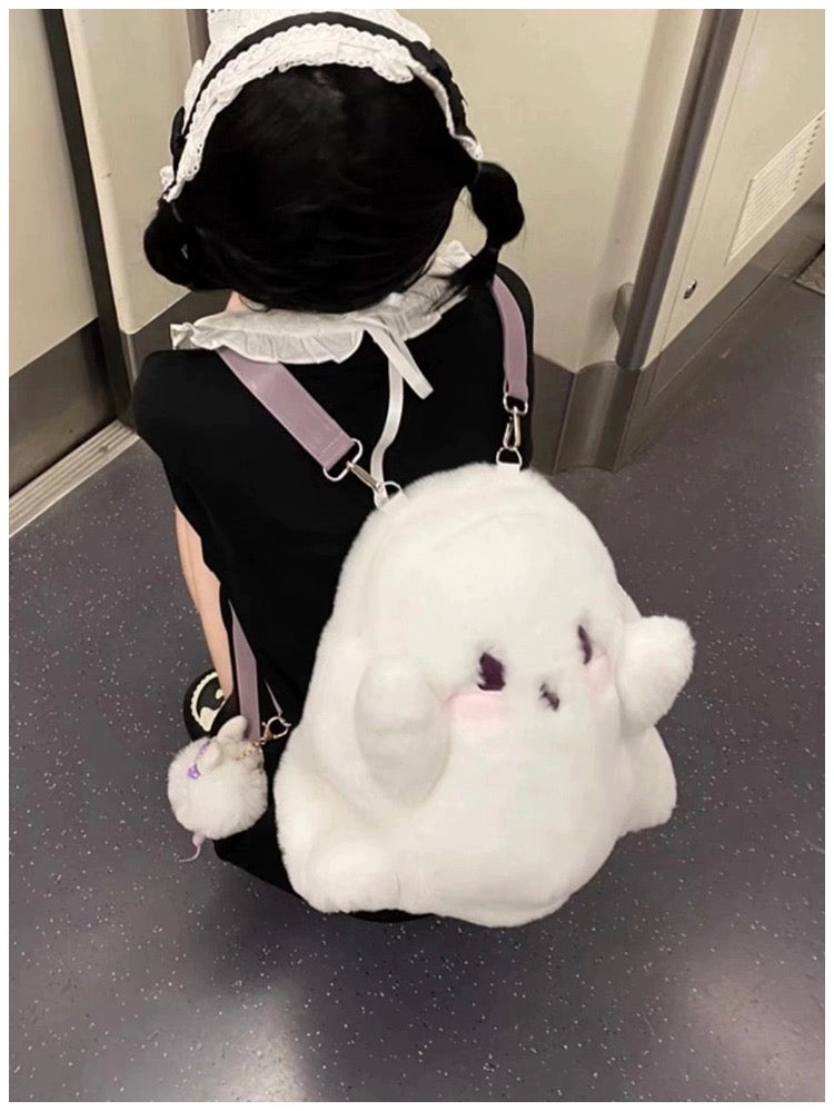 New Ghost Kid Backpack Doll Plush Bag Japanese Cute Girl Cartoon Backpack