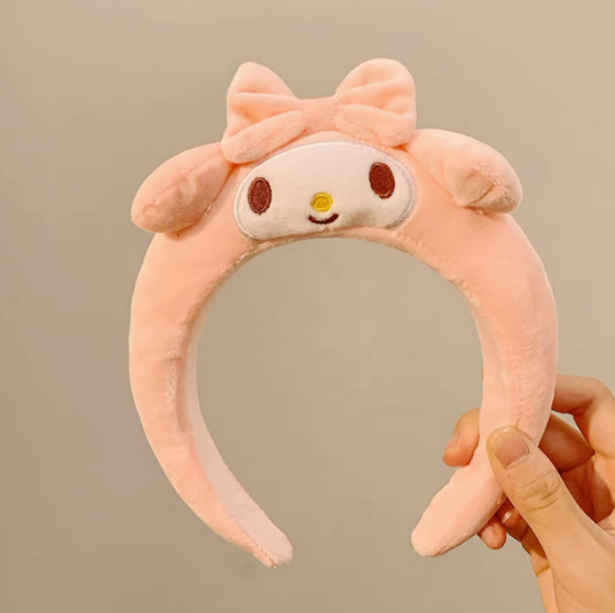 Cute Cinnamon Kuromi Melody Headband Super Cute Melody Cartoon Headband Washing Face