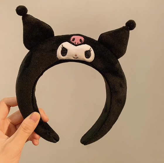 Cute Cinnamon Kuromi Melody Headband Super Cute Melody Cartoon Headband Washing Face