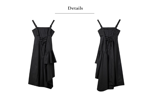 Black/Brown Irregular Strap Dress Women Autumn and Winter 2023 New Sweater Sweet and Spicy Wind Fried Street Skirt Two-piece Set