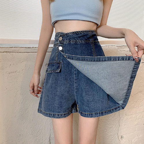 summer sunscreen women's lively age-reducing suit 2023 early autumn new temperament denim two-piece skirt